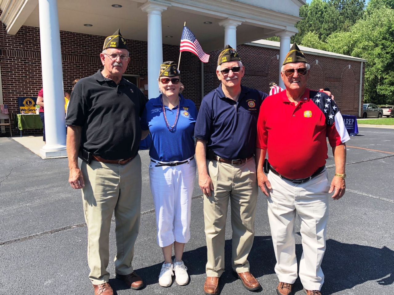 Post 4180 members take part in the Annual Snellville Flag Day Celebration June 15, 2019